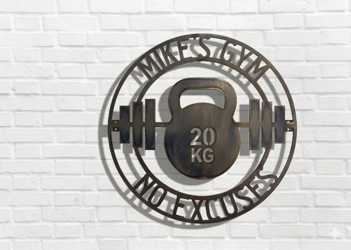 Personalised Gym Sign